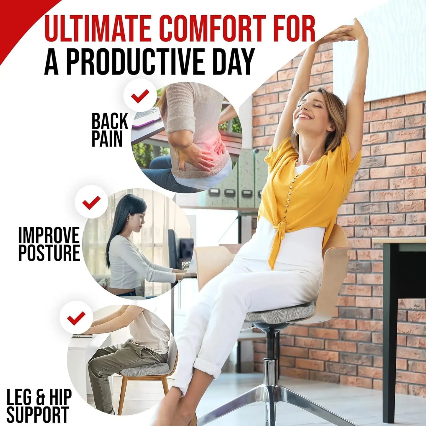 Velvara Comfort Seat Cushion